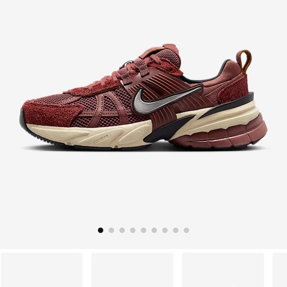 Nike Burgundy Running Shoes